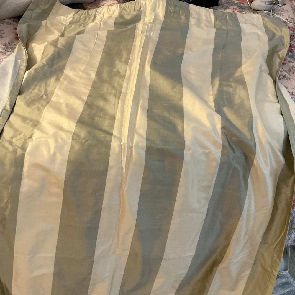 Silk Curtains - lined 42w x 94L 3 panels